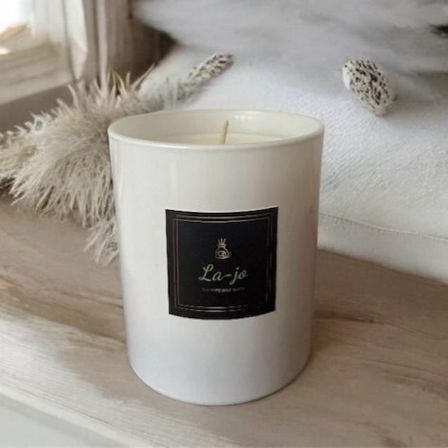 Indian Lemongrass + Lime peel Vegan Candle - Lajo Scenting Your Space